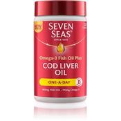 Seven Seas Cod Liver Oil One-A-Day Capsules - 60 Pack