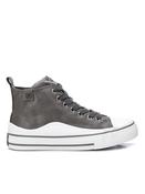 Refresh Girls Grey Platform Hi-Top Trainer - 151115 image