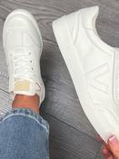 Drilleys White Trainers - Fifty Crystal