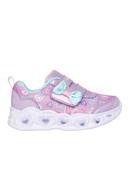 Skechers Girls Lavender Multi Heart Lights Boogie Land - 303258 image