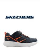 Skechers Boys Navy/Orange Trainers Go Run - 405092 image