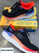 Skechers Slip-ins: Womens Black / Multi Trainers - Max Run - 129200 image