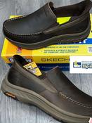 Skechers Slip-ins Relaxed Fit: Mens Brown Shoes Pollard - Osgood - 205334 image