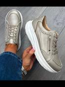 G Comfort SP-1562L Platinum Ultra Light Trainers with Zip