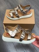 Heavenly Feet Ladies Champagne Sandals - Aneta image