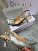 Sorento Silver Slingback Dressy Shoe - Arniston