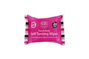 CB Cocoa Brown Face and Body Self-Tanning Wipes 20 Wipes image