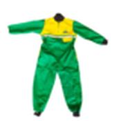 Kids Hi Vis Tractor Coverall Green - Age 8/9 image