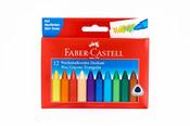 Faber Castell Wax Crayons 12 Pack image