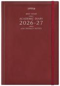 A5 Week to View With Notes - Mid-Year Academic 2026-27