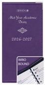 Pocket Week to View - Deluxe - Wiro Bound Mid Year Academic 2026-27