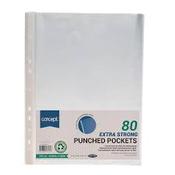 Concept A4 Extra Strong Punched Pockets 80pcs