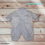 Paisley Christening Romper Suit 765 - McMullans