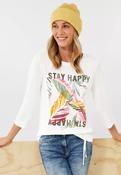 Cecil Green Stay Happy Tee Shirt 318799 - McMullans