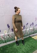 Freequent Pecan Print Cine Dress - McMullans