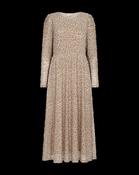 Freequent Taupe Print Hama Dress 201178 - McMullans
