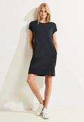 Cecil Navy Lace Mix Dress 143677 - McMullans image