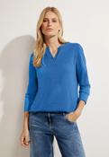 Cecil Blue Solid Tunic Top 320466 (Copy) - McMullans