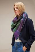 Street One Lilac Boucle Triangle Scarf 572215 - McMullans image