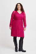 Fransa Plus Pink Linda Dress 20612748 - McMullans image