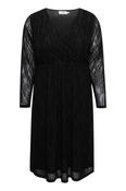 Fransa Plus Black Sheer Gail Dress 20613065 - McMullans image