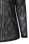 Fransa Plus Black Sheer Gail Top 20613063 - McMullans image