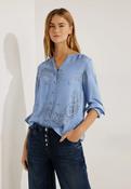 Cecil Blue Foil Blouse 344266 - McMullans image