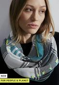 Cecil Petrol Print Loop Scarf 572334 - McMullans image