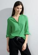 Cecil Green Split Neck Blouse 344448 - McMullans image