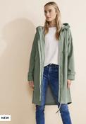 Street One Green Parka Coat 201919 - McMullans image