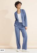 Street One Blue Short Blazer 212138 - McMullans image