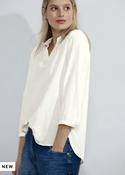Cecil White Seersucker Blouse 344588 - McMullans