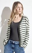 Cecil Khaki Stripe Cardigan 321320 - McMullans image