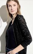 Cecil Black Ajour Full Zip Jacket 321513 - McMullans image