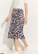 Cecil Black Print Wrap Skirt 361492 - McMullans