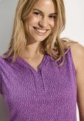 Cecil Purple Print Sleeveless Top 321764 - McMullans image