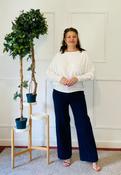 Mudflower Denim Wide Leg Detailed Jeans - McMullans image