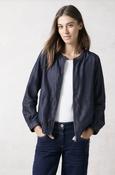 Cecil Navy Lyocell Blouse Jacket 344982 - McMullans image