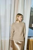 Freequent Taupe Pearl Pullover 204835 - McMullans image