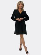 Kate &amp; Pippa Black &amp; Sparkle Monroe Mini Dress - McMullans image