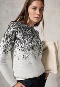 Cecil Grey &amp; Vanilla Boatneck Knit Jumper 302956 - McMullans image