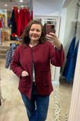 Zabione Burgundy Alicee Cardi/Jacket - McMullans