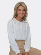 Kate &amp; Pippa White Sateen Tara Top - McMullans image
