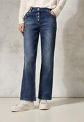 Cecil Mid Blue Denim Neele 30” Jeans 378400 - McMullans image