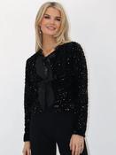 Kate &amp; Pippa Lori Sequins Bow Tie Jacket - McMullans