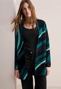 Cecil Green Print Featheryarn Cardigan 253910 - McMullans
