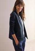 Cecil Navy Zip Through Jacket 322618 - McMullans