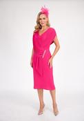 Cassandra Fucsia Pelo Dress C243 - McMullans