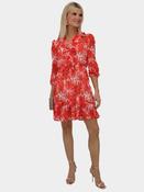 Kate &amp; Pippa Red Print Vicky Mini Dress - McMullans image