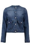Zabaione Mid Blue Denim Jacket 4010207 - McMullans image